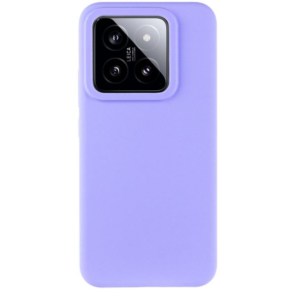 Чехол Silicone Cover Lakshmi (AAA) для Xiaomi 14 Pro Сиреневый / Dasheen | Зображення 1