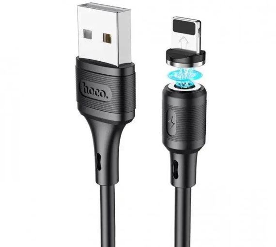 Кабель HOCO X52 iPhone5 Sereno magnetic 1м МАГНИТНЫЙ 2.4A | Зображення 1