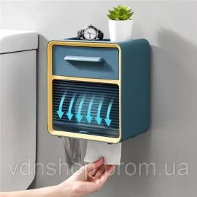 Навісний органайзер-тримач для туалетного паперу з полицею та відділеннями для серветок, паперів, пакетів