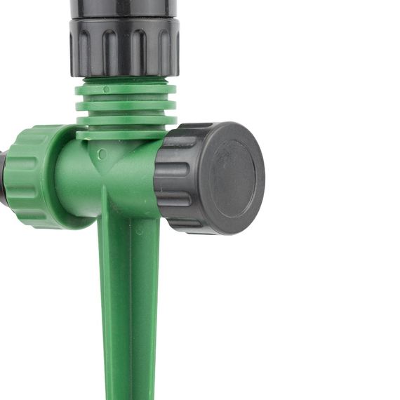 Дощувач круговий Grad на пластиковому кілочку з бічною подачею (ABS) (5014115) | Зображення 3