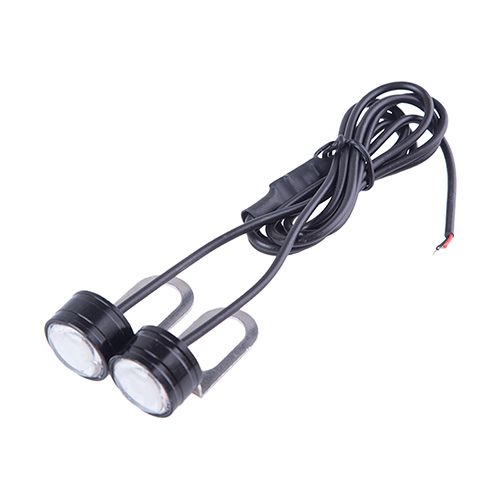 Болти для кріплення номеру 5630-3SMD 12V чорні 2 шт STROBE Red