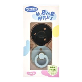 Набір із двох пустушок латексних MGZ-0524-7 кругла