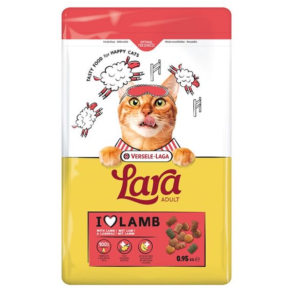 Сухой корм для котов с ягненком Lara Adult with Lamb 950 гр