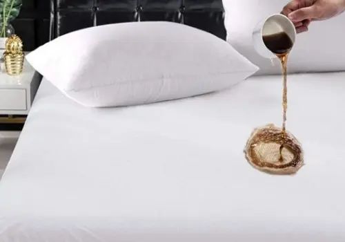 Наматрацник непромокальний Аквастоп з тканинним бортом та резинкою (180*200) | Зображення 2