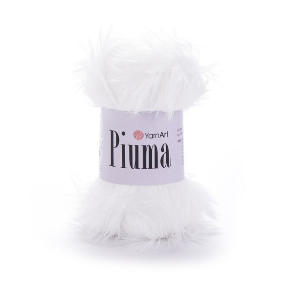 Пряжа для в'язання Piuma № 4401 YarnArt нитки для плетення спицями та гачком