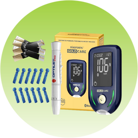 Глюкометр Diagnostic Gold Care, 1 шт