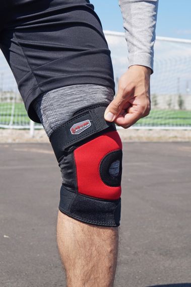 Наколінник Power System PS-6012 Neo Knee Support Black/Red (1шт.) L | Зображення 8