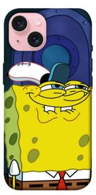 Чохол з картинкою Губка Боб для Apple iPhone 15 (6.1")