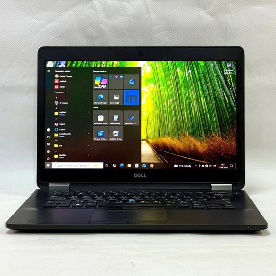 Ультрабук Dell Latitude E7470 / 14" (1920x1080) IPS / Intel Core i7-6600U (2 (4) ядра по 2.6 - 3.4 GHz) / 8 GB DDR4 / 256 GB SSD / Intel HD Graphics 520 / WebCam / Windows 10 Pro б/в | Зображення 1