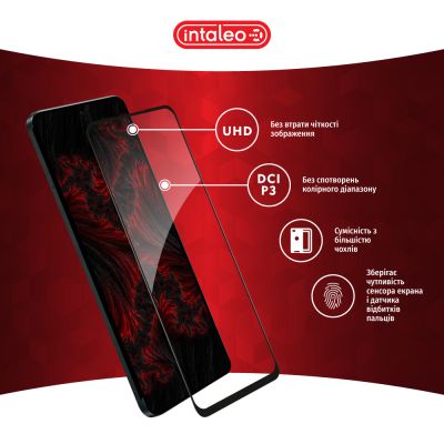 Стекло защитное Intaleo Full Glue Oppo A58 4G Black (1283126583490) | Зображення 3