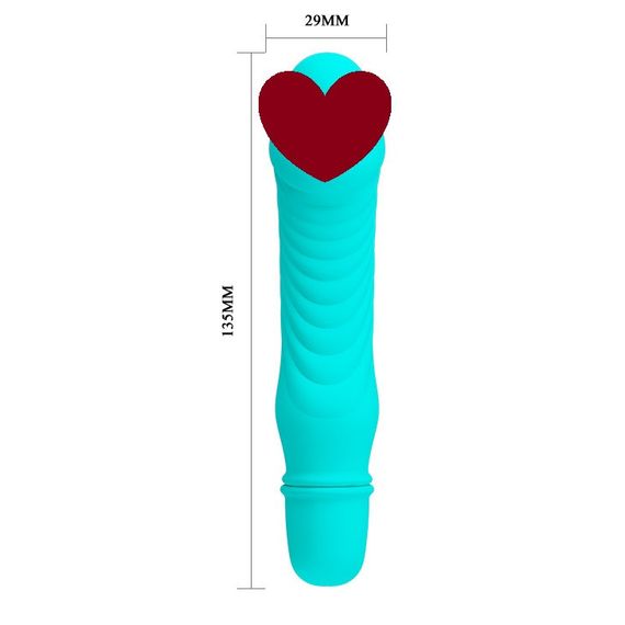 Вібратор - Pretty Love Stev Vibrator Blue Sex Aura