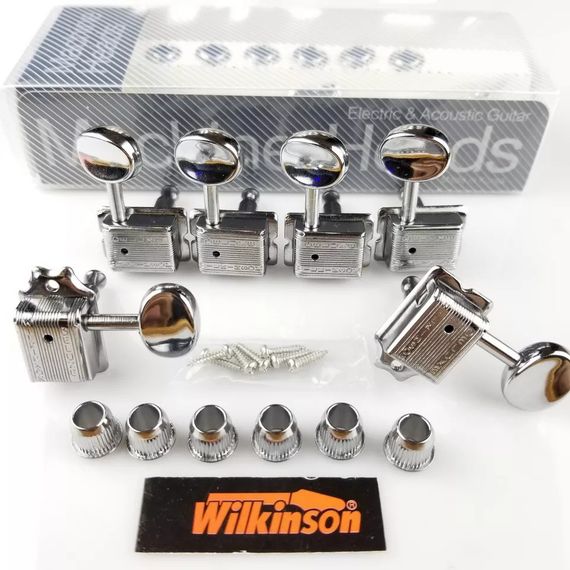 Колки Wilkinson vintage винтажные для электрогитары 6R хромовые Stratocaster Telecaster | Зображення 1