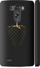 Чохол на LG G3 dual D856 Чорна полуниця "3585m-56-24368"