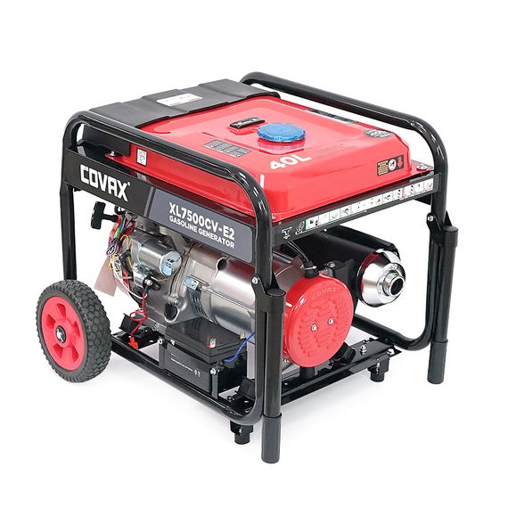 Генератор бензиновий COVAX XL7500CV-E2, 5.0kW, однофазний 220V, 50Hz, DC12V | Зображення 4