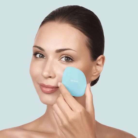 Щетка для лица GESKE Facial Brush 4в1 white, Бирюзовый | Зображення 3