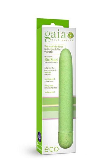 Вібромасажер BLUSH GAIA ECO GREEN Sex Aura | Зображення 2
