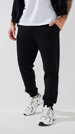 Спортивні штани однотонні чоловічі GENUA G01225-0002 6XL Темно-синій shop (2000999473722)