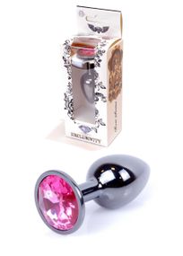 Анальная пробка -Jewellery Dark Silver PLUGPink sexstyle