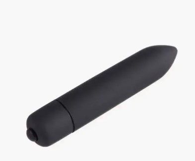 Компактный мини вибратор, ВиброПуля с 10 режимами вибрации черный sexstyle | Зображення 1
