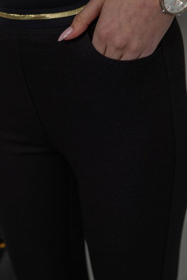 Лосині, колір чорний, 244R878-1 | Зображення 4