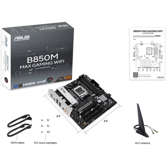 Материнська плата ASUS B850M MAX GAMING WIFI | Зображення 7