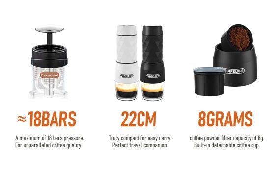 ☕ Портативна кавоварка Cafelffe — еспресо без обмежень