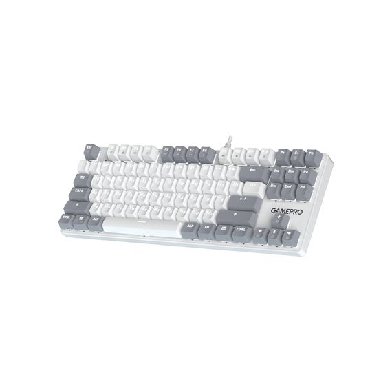 Клавіатура GamePro Genesis Metallic MK110W Outemu Red Switch USB UA White (MK110W) | Зображення 1
