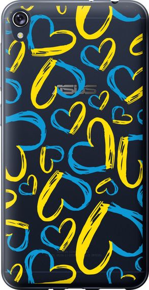 Чехол на Asus ZENFONE Live ZB501KL Сердца UA "5292u-1128-17620"