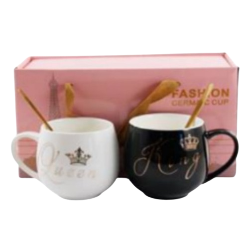 Набір чашок 2 предмети 350мл (подарункова уп) порцеляна 212GB Interos