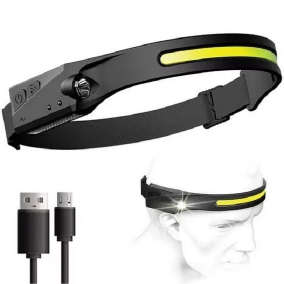 Налобний ліхтар BAILONG BL-G28 XPE+COB ∙ Акумуляторний ліхтарик ∙ USB/Type-C зарядка | Зображення 1