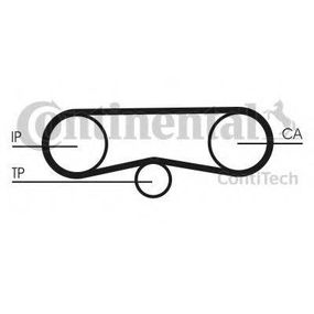 Ремінь зубчастий ГРМ (Вир-во ContiTech) CONTITECH CT1018 на AUDI A8 седан (4D2, 4D8)