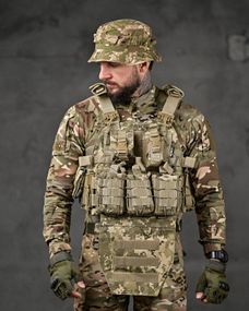 Плитоноска 4 швидких скидання Cordura піксель ВТ7930