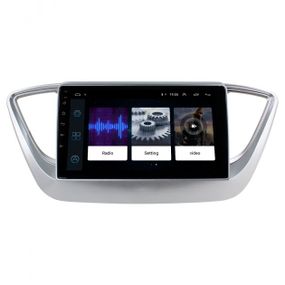 Штатна магнітола Lesko для Hyundai Solaris II 2017-2020