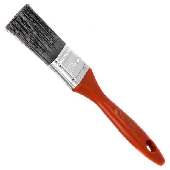 Пензель флейцевий "Лакра", 38*14*57 мм, пластикова ручка INTERTOOL KT-1436 | Зображення 1