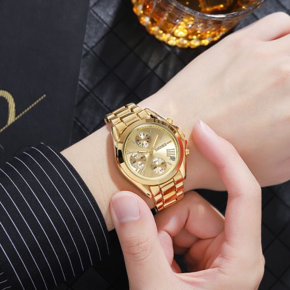 Годинник S2kmei 1897GD Gold | Зображення 3