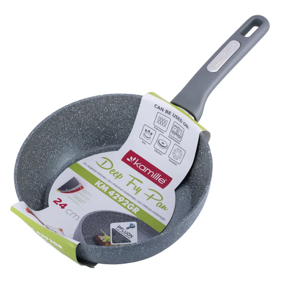 Сотейник d24*7,5см литий алюміній а/п Granite 4292GR KAMILLE
