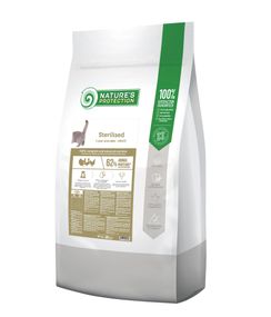 Корм Nature's Protection Sterilised сухой для стерилизованных кошек и кошек 18 кг
