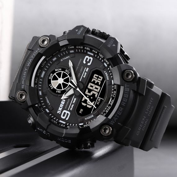 Чоловічий годинник Skmei 1818 Black. | Зображення 3