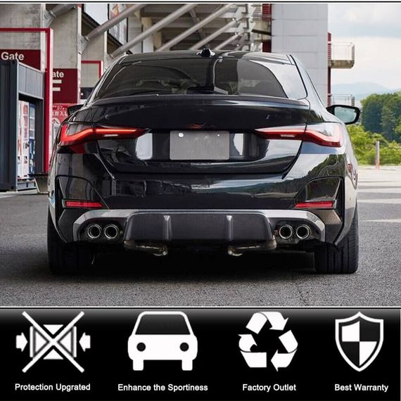 Спойлер V3 (для G26) для BMW 4 серия G22/23/26 2020- гг | Зображення 1