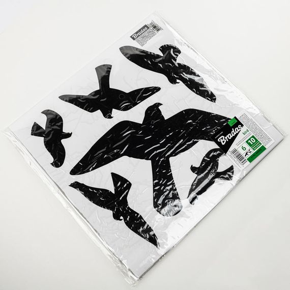 Наклейки для відлякування птахів Bradas великі, 6 шт, 10 аркушів (CTRL-BR002) | Зображення 1