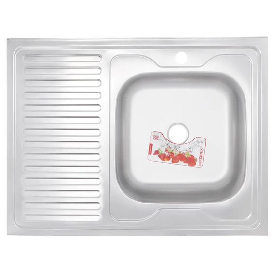 Майка кухонна Zerix Z8060R-08-180E (Satin) (ZS0609)