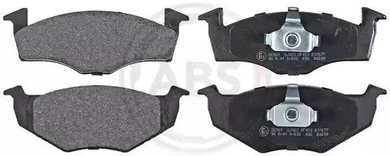 Колодки передні гальмівні Fabia/Fox/Lupo/Polo (97-14), ABS (36969) | Зображення 1