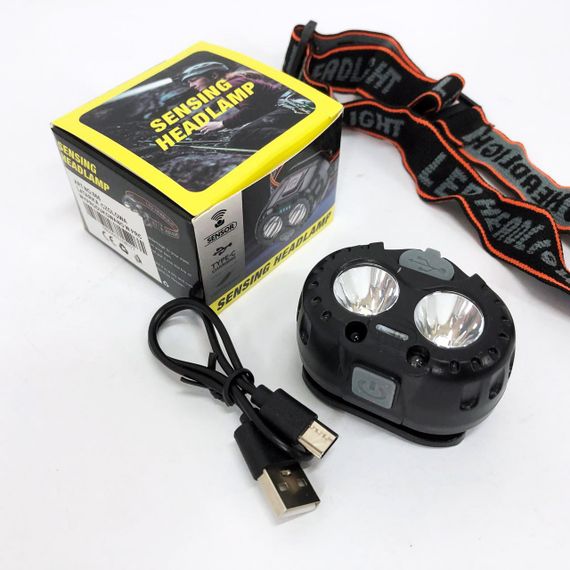 Ліхтар на лоб для промислових робіт Bailong 666-2 XPL, Ліхтарик побутовий налобний, Налобна лампа ZK-59 | Зображення 2