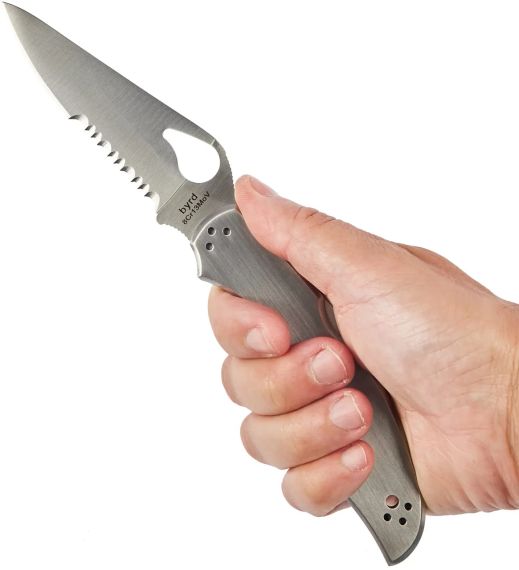 Ніж Spyderco Byrd Cara Cara2 Stainless Half Serrated | Зображення 4