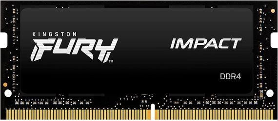 Пам&#039;ять ноутбука Kingston DDR4 16GB KIT (8GBx2) 3200 FURY Impact KF432S20IBK2/16