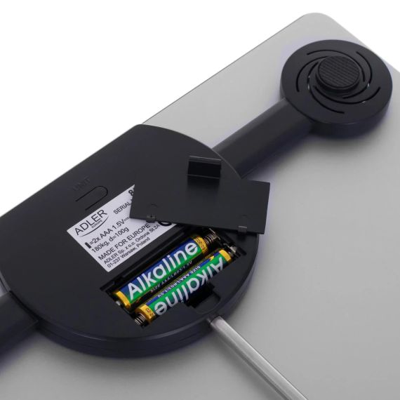 Ваги підлогові електронні скляні Adler AD 8174 сріблясті до 180 кг з високою точністю | Зображення 4