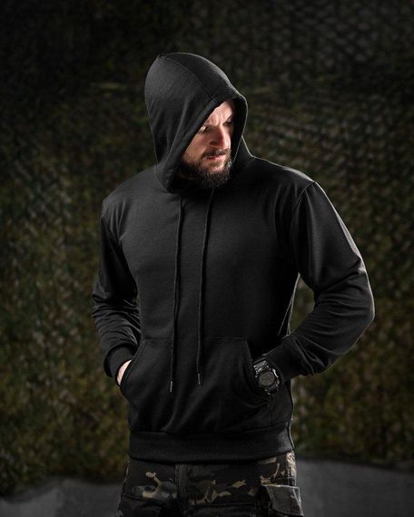 Тактическая худи MAKLIN  молодость черная ДЛ7046 | Зображення 2