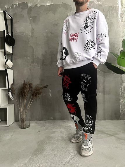 Костюм світшот штани ДТФ | Зображення 4