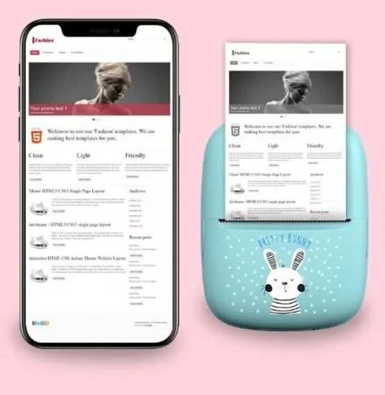 Портативний міні-принтер Bluetooth Mini Printer D7 | Зображення 6