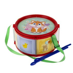 Барабан дитячий, маленький Colorplast 1-003 на шлейці